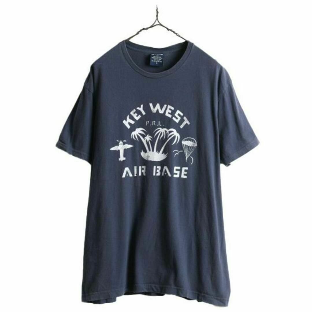 Ralph Lauren(ラルフローレン)の90s ポロスポーツ ラルフローレン KEYWEST プリント Tシャツ M 紺 メンズのトップス(Tシャツ/カットソー(半袖/袖なし))の商品写真