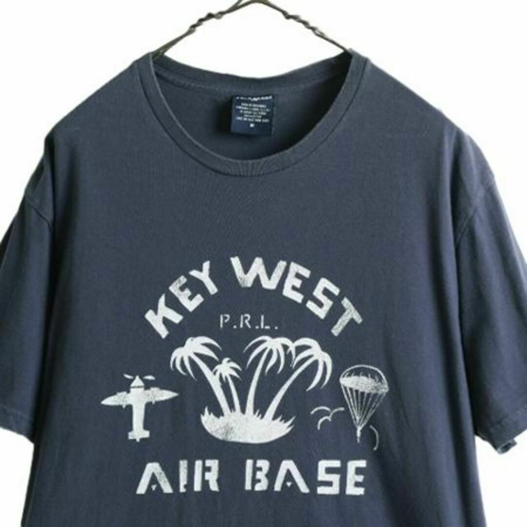 Ralph Lauren(ラルフローレン)の90s ポロスポーツ ラルフローレン KEYWEST プリント Tシャツ M 紺 メンズのトップス(Tシャツ/カットソー(半袖/袖なし))の商品写真