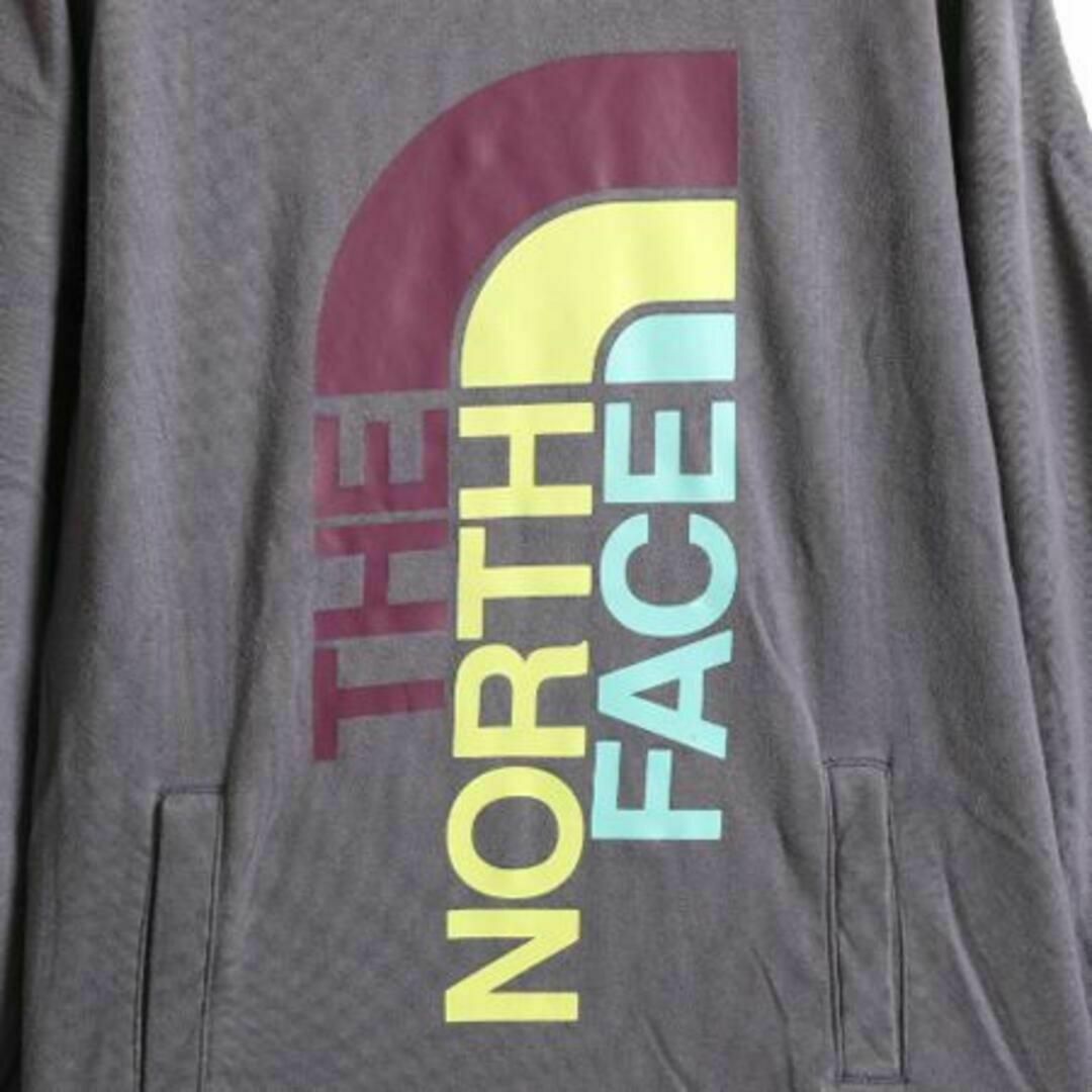 THE NORTH FACE(ザノースフェイス)のノースフェイス プリント スウェット パーカー L プルオーバー 裏起毛 紫 レディースのトップス(パーカー)の商品写真