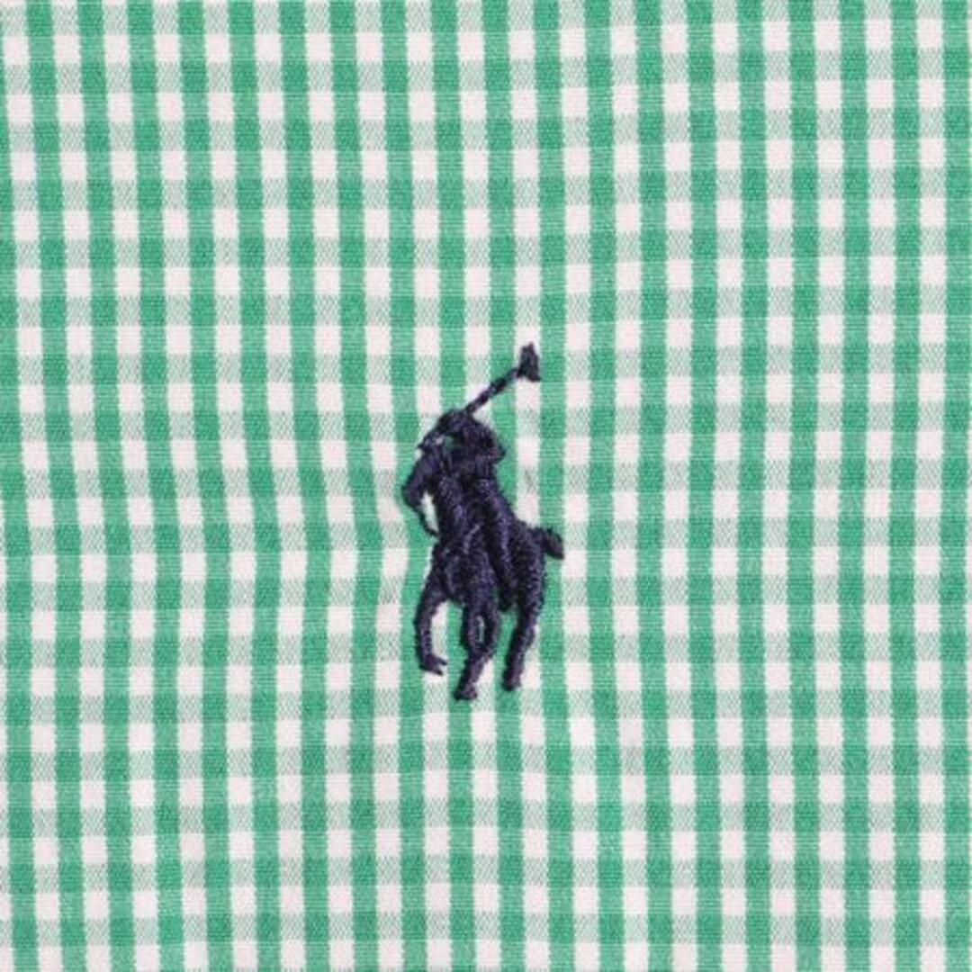 Ralph Lauren(ラルフローレン)の90s ラルフローレン クレイジー チェック 半袖 ボタンダウン シャツ XXL メンズのトップス(シャツ)の商品写真
