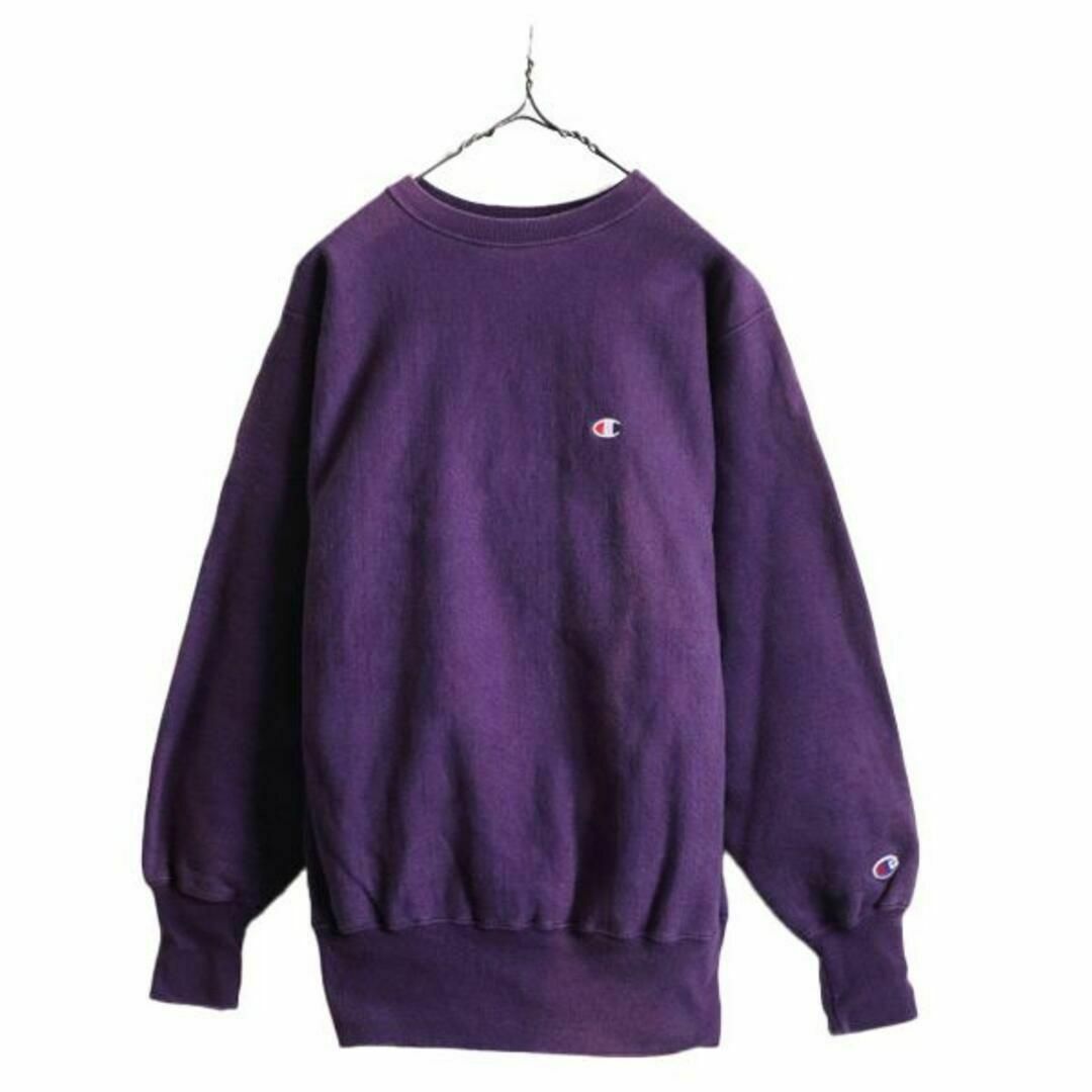 Champion - 90s USA製 チャンピオン リバースウィーブ スウェット L 紫 ...