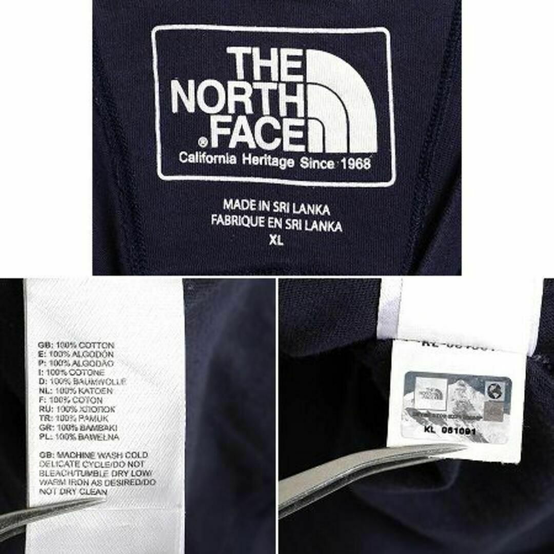 THE NORTH FACE(ザノースフェイス)のノースフェイス 長袖Tシャツ XL アウトドア ロンT 紺 無地 ロングスリーブ メンズのトップス(Tシャツ/カットソー(七分/長袖))の商品写真