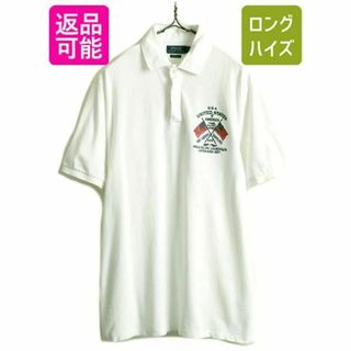 ラルフローレン(Ralph Lauren)のラルフローレン 鹿の子 ポロシャツ M 星条旗 ビッグポニー カスタムフィット(ポロシャツ)