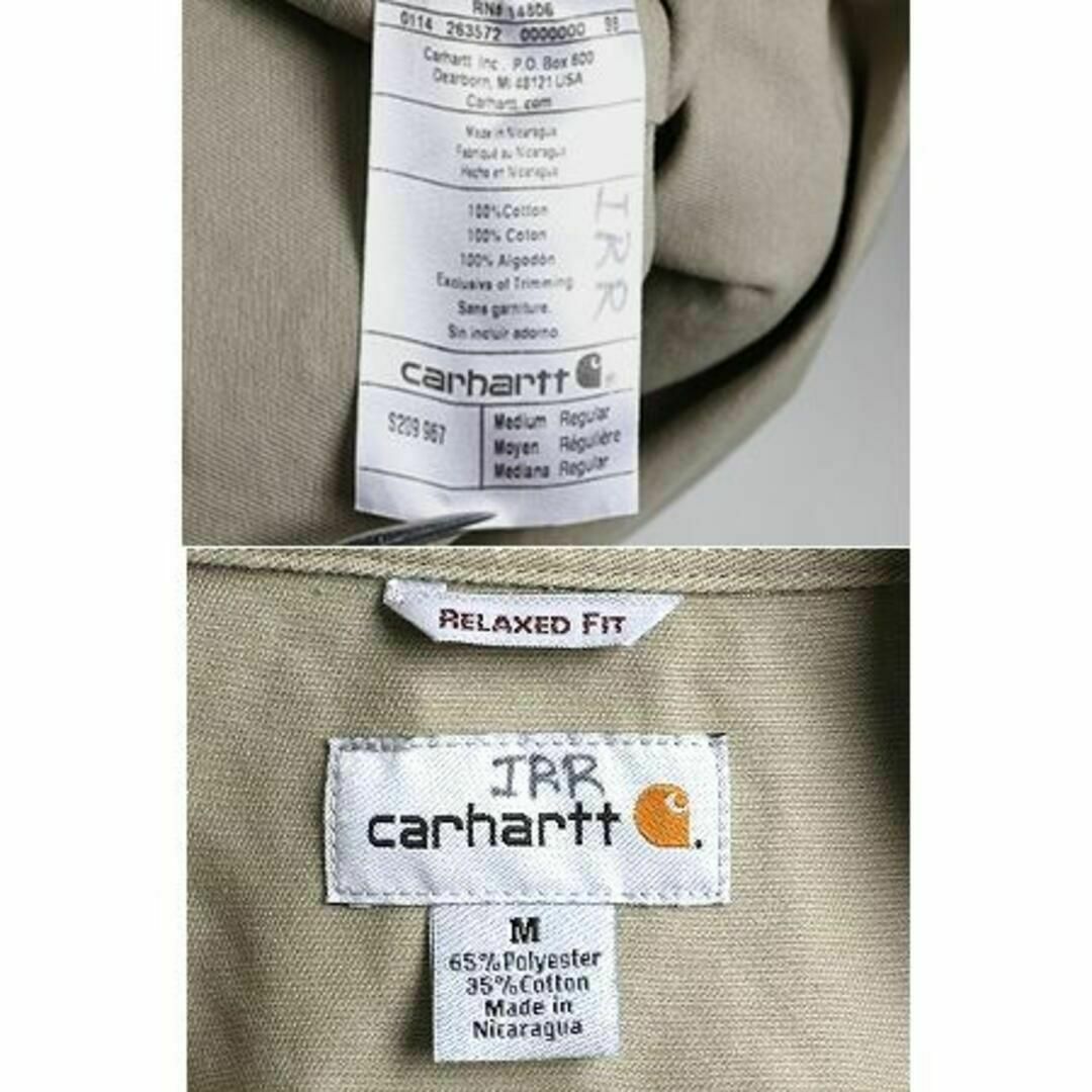 US企画 カーハート 迷彩 切替 コットン ツイル 長袖 ウエスタン シャツ M メンズのトップス(シャツ)の商品写真