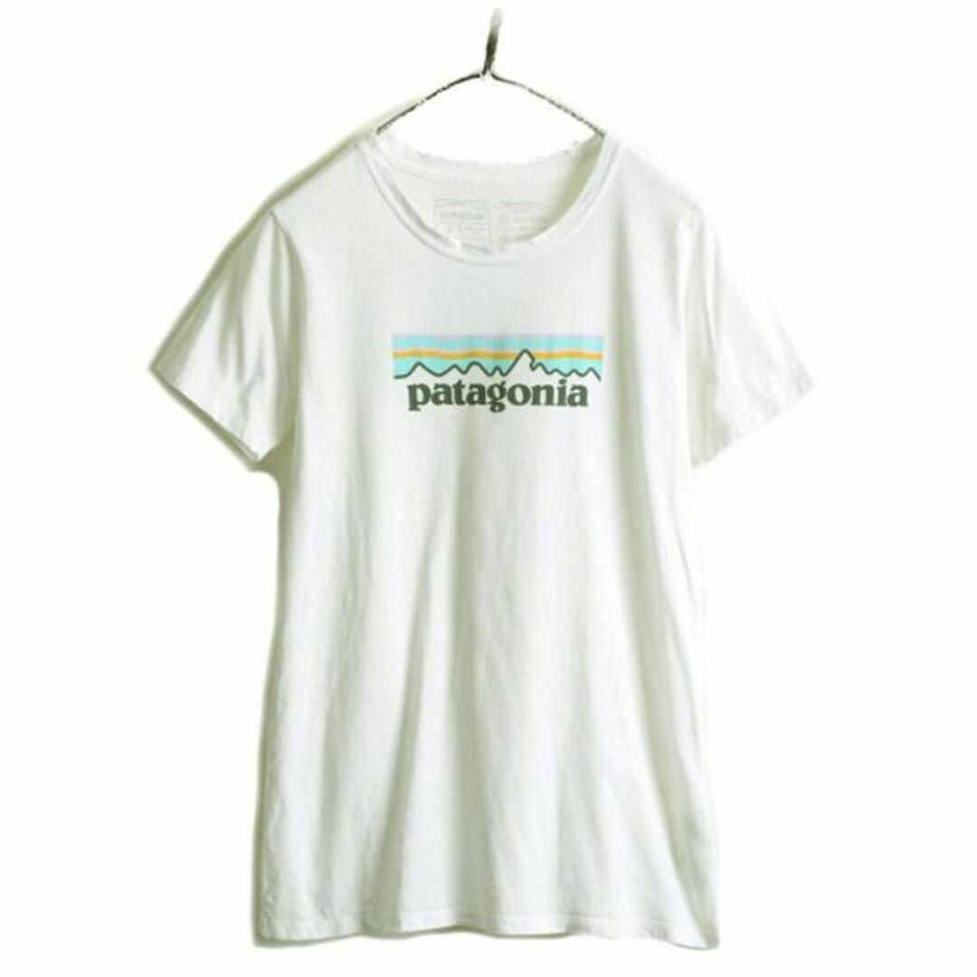 patagonia(パタゴニア)のパタゴニア プリント 半袖 Tシャツ S アウトドア オーガニック コットン 白 レディースのトップス(Tシャツ(半袖/袖なし))の商品写真