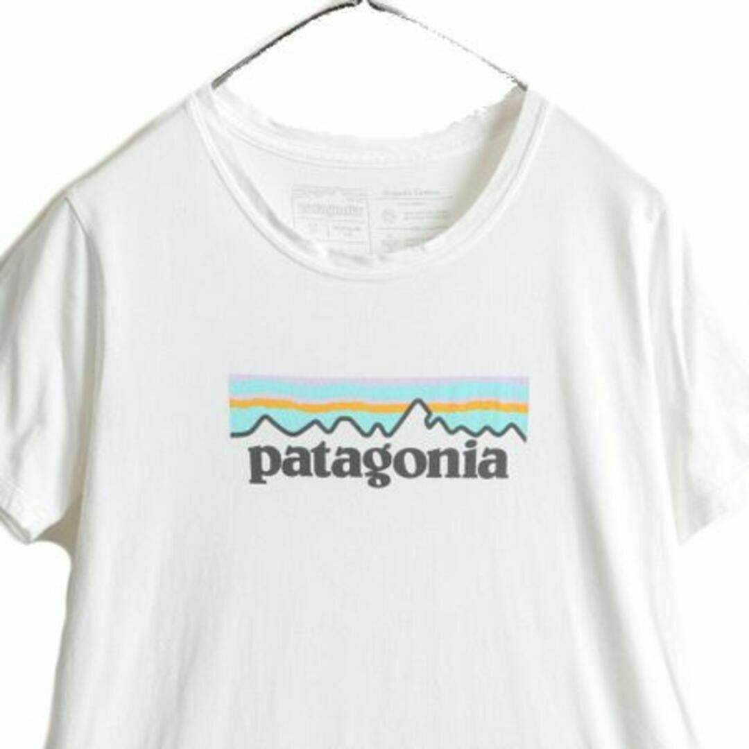 patagonia(パタゴニア)のパタゴニア プリント 半袖 Tシャツ S アウトドア オーガニック コットン 白 レディースのトップス(Tシャツ(半袖/袖なし))の商品写真