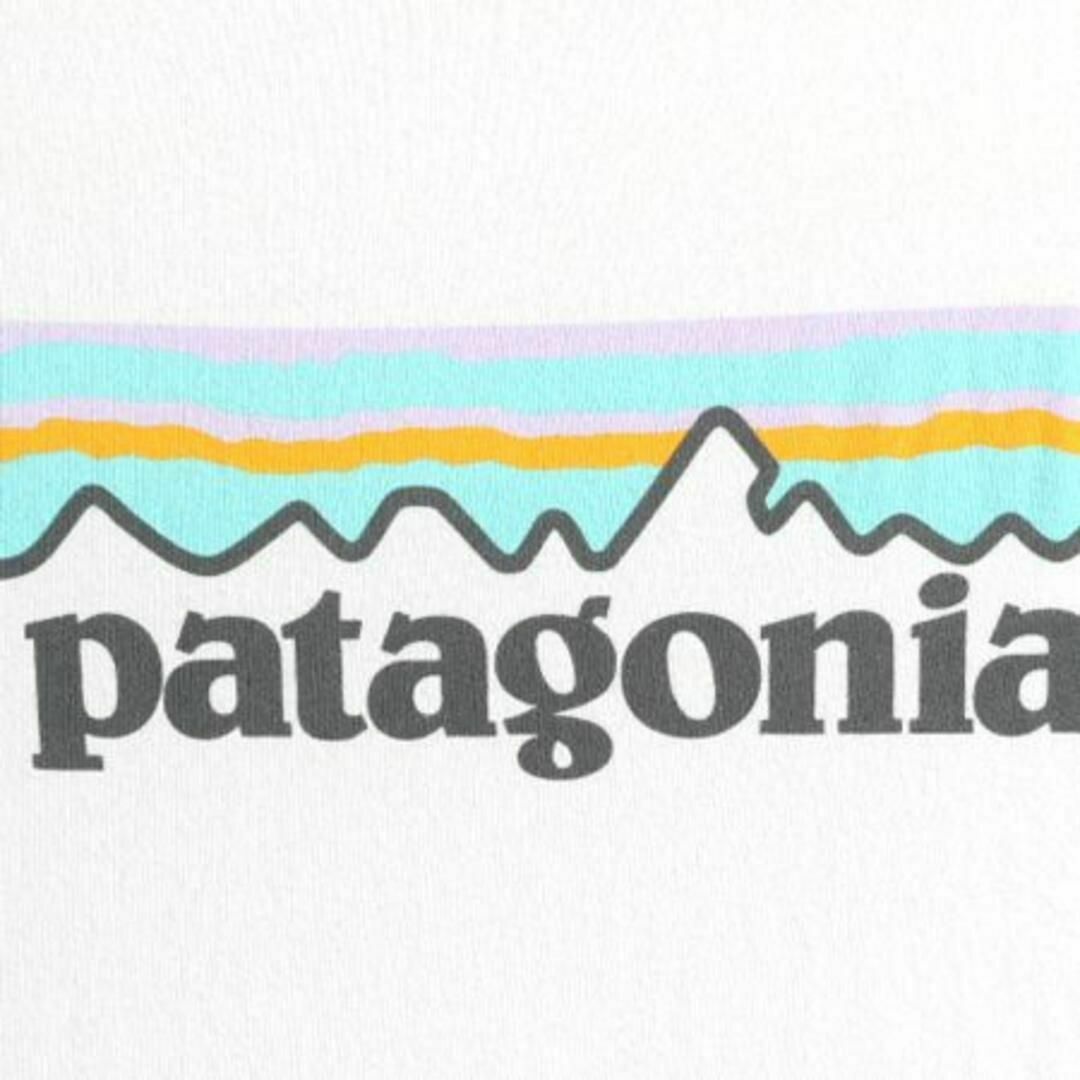 patagonia(パタゴニア)のパタゴニア プリント 半袖 Tシャツ S アウトドア オーガニック コットン 白 レディースのトップス(Tシャツ(半袖/袖なし))の商品写真