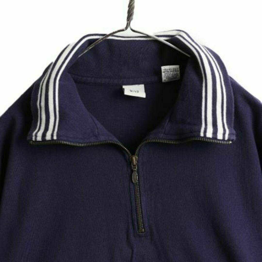 00s OLD GAP ハイネック リブ編み 長袖 Tシャツ L ハーフジップ 4