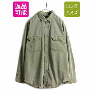 ラルフローレン(Ralph Lauren)の90s パタゴニア コットン キャンバス 長袖シャツ XL 旧タグ アウトドア (シャツ)