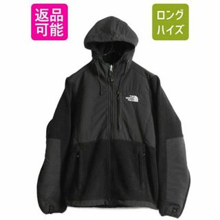 ザノースフェイス(THE NORTH FACE)のノースフェイス デナリ フード ジャケット S フリース アウトドア 防寒 黒(ブルゾン)