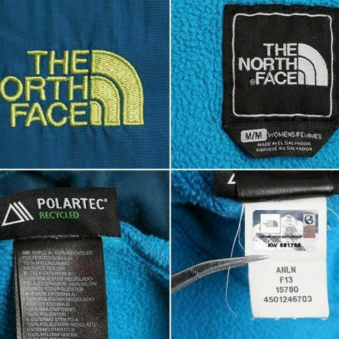 THE NORTH FACE(ザノースフェイス)のノースフェイス デナリ フード ジャケット M フリース アウトドア 2トーン レディースのジャケット/アウター(ブルゾン)の商品写真
