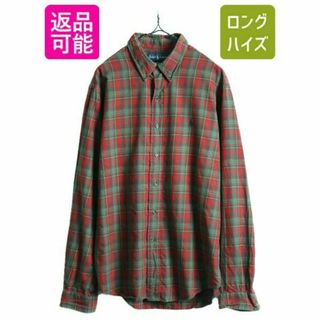 ラルフローレン(Ralph Lauren)のラルフローレン チェック 長袖 ボタンダウンシャツ XL カスタムフィット ポロ(シャツ)