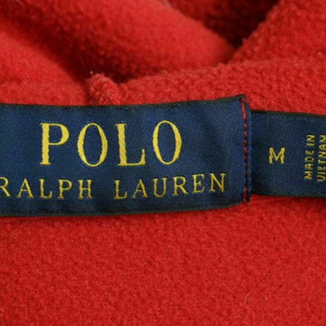 Ralph Lauren(ラルフローレン)のポロ ラルフローレン フリース パーカー ジャケット M プルオーバー 星条旗 メンズのジャケット/アウター(ブルゾン)の商品写真