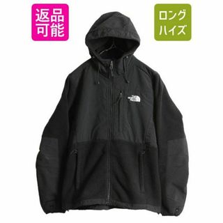 ザノースフェイス(THE NORTH FACE)のノースフェイス デナリ フード ジャケット M フリース アウトドア 防寒 黒(ブルゾン)