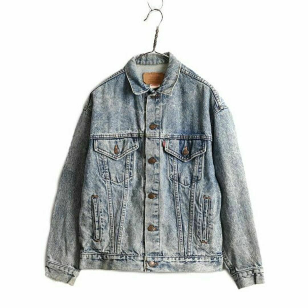 Levi's(リーバイス)の90s USA製 リーバイス 57508 ケミカルウォッシュ デニム ジャケット メンズのジャケット/アウター(Gジャン/デニムジャケット)の商品写真