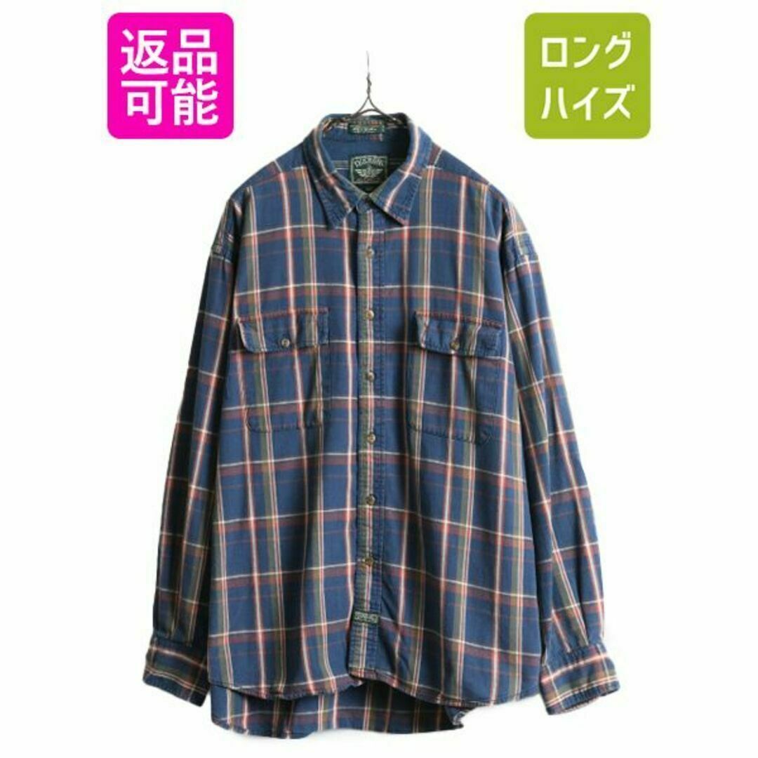 Levi's(リーバイス)の90s オールド ドッカーズ リーバイス チェック シャツ L ヘビーウェイト メンズのトップス(シャツ)の商品写真