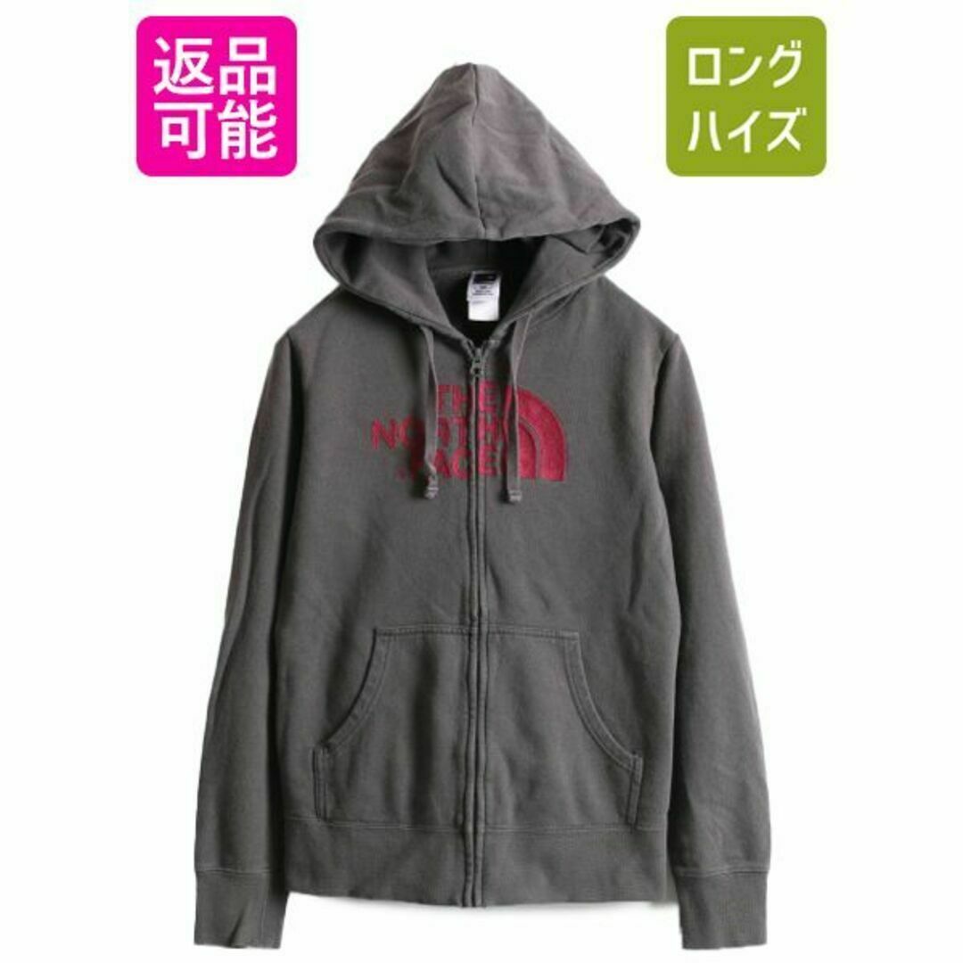 THE NORTH FACE(ザノースフェイス)のノースフェイス フルジップ スウェット フード パーカー M アウトドア 裏起毛 レディースのトップス(パーカー)の商品写真