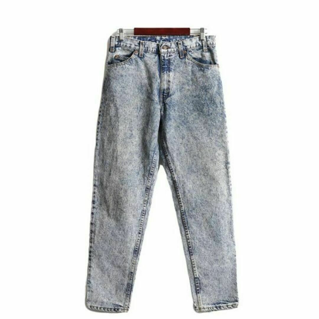 Levi's - 90s USA製 リーバイス 550 ケミカルウォッシュ デニム パンツ