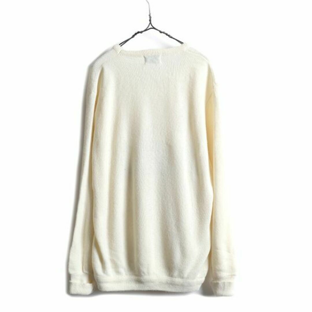 80s JCPENNEY THE FOX Vネック アクリル ニットセーター Lの通販 80s JCPENNEY THE FOX Vネック アクリル ニットセーター Lの通販