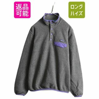 42【即完売モデル】パタゴニア☆ロゴタグ ハーフスナップT フリースジャケット