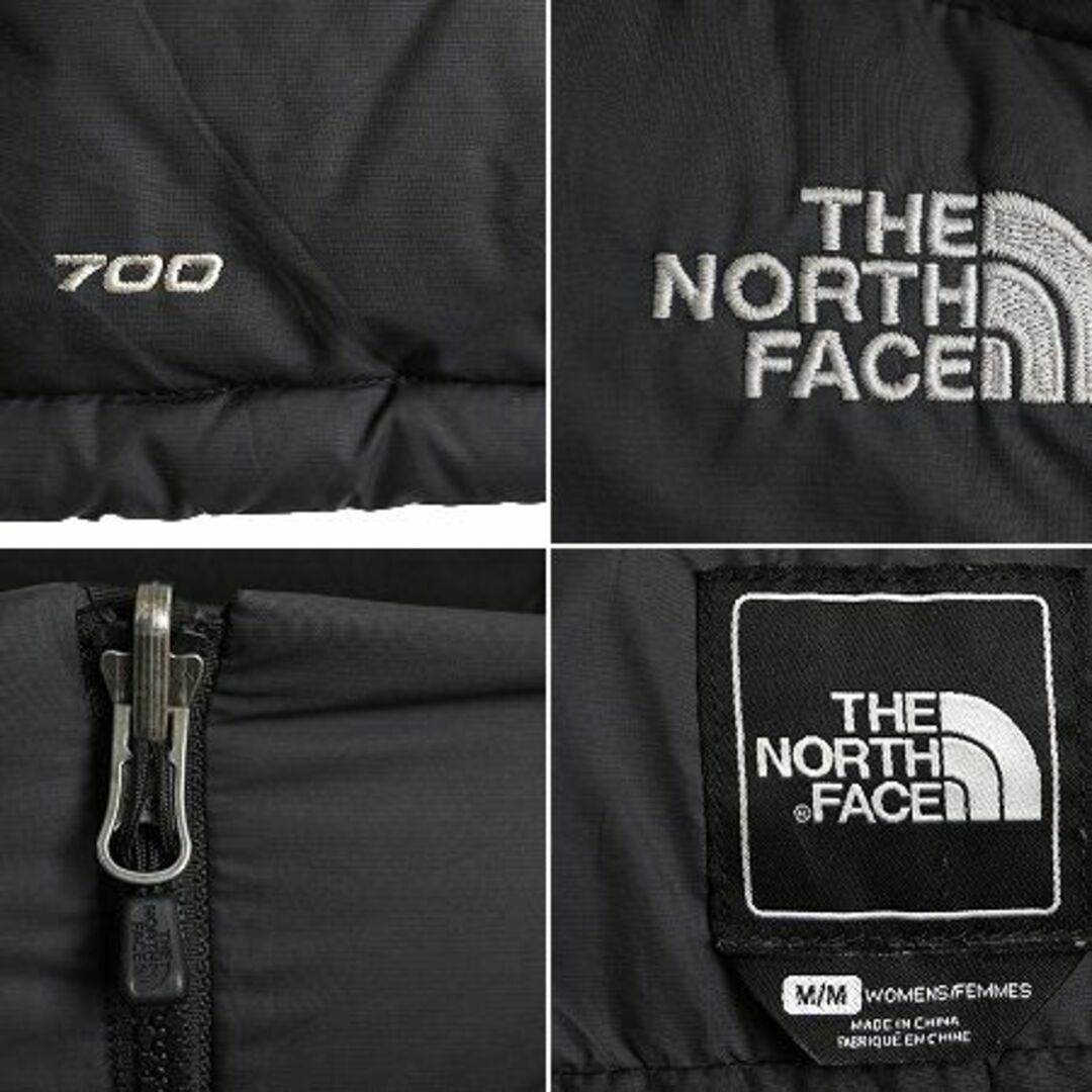 THE NORTH FACE(ザノースフェイス)のノースフェイス ヌプシ ダウン ベスト M アウトドア パッカブル 黒 重ね着 レディースのジャケット/アウター(ダウンベスト)の商品写真