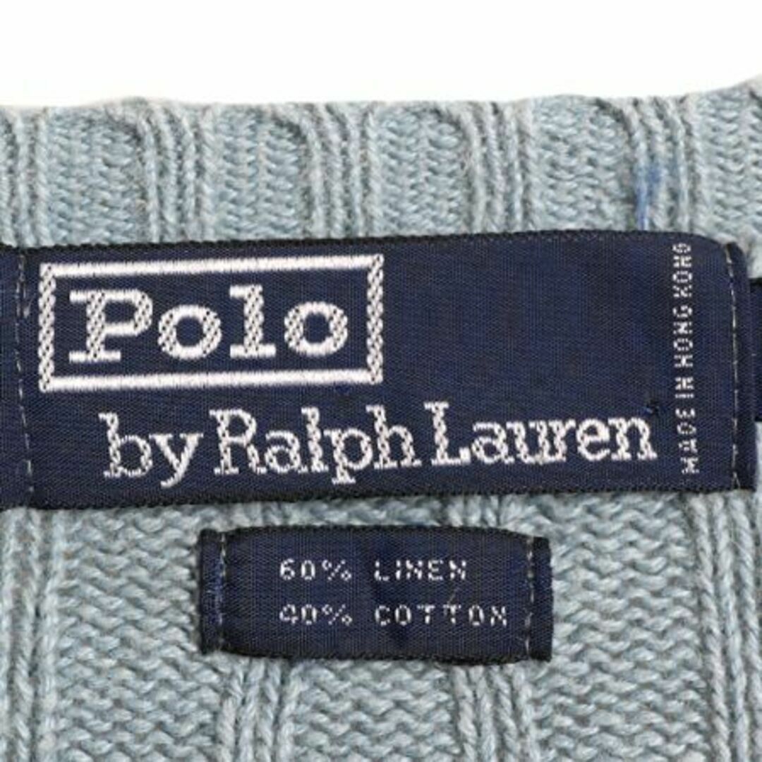Ralph Lauren - 90s ポロ ラルフローレン ニット セーター XL 無地 