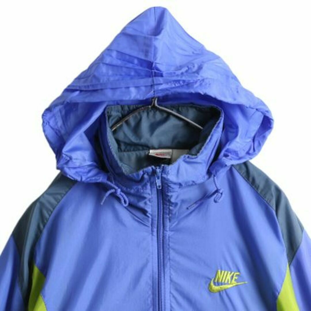 NIKE - 90s ナイキ フルジップ ナイロン ジャケット XL 初期 銀タグ