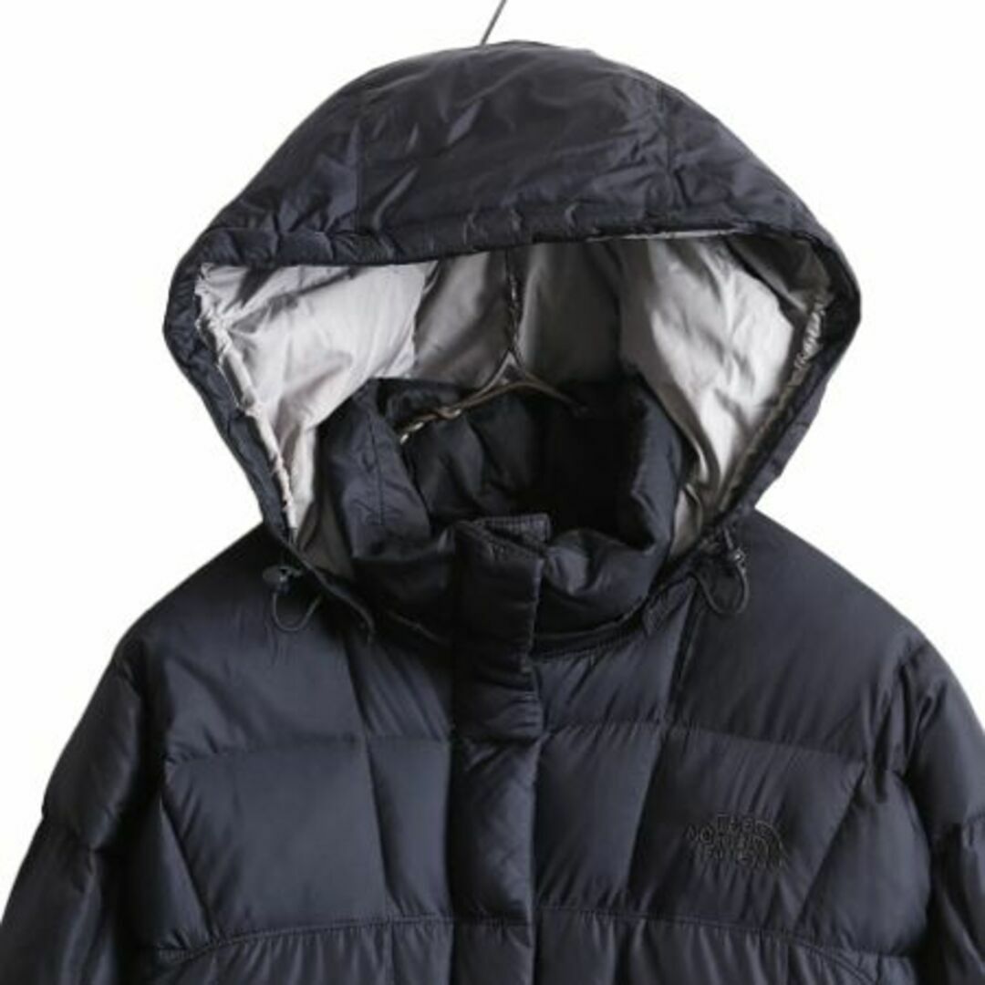 THE NORTH FACE(ザノースフェイス)のノースフェイス ロング ダウン コート S アウトドア パーカー ジャケット 紺 レディースのジャケット/アウター(ダウンコート)の商品写真