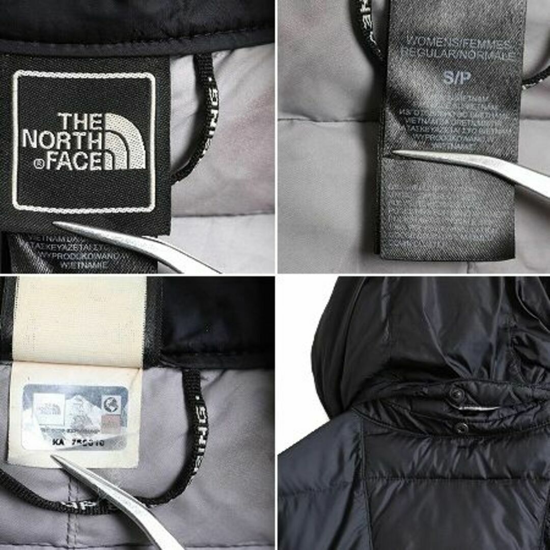 THE NORTH FACE(ザノースフェイス)のノースフェイス ロング ダウン コート S アウトドア パーカー ジャケット 紺 レディースのジャケット/アウター(ダウンコート)の商品写真