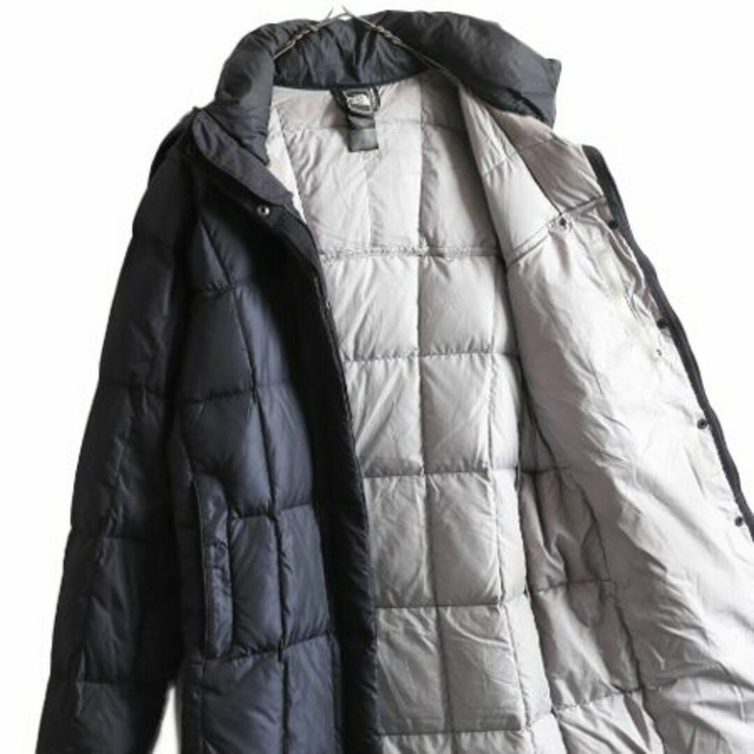 THE NORTH FACE(ザノースフェイス)のノースフェイス ロング ダウン コート S アウトドア パーカー ジャケット 紺 レディースのジャケット/アウター(ダウンコート)の商品写真