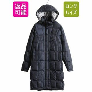 ザノースフェイス(THE NORTH FACE)のノースフェイス ロング ダウン コート S アウトドア パーカー ジャケット 紺(ダウンコート)