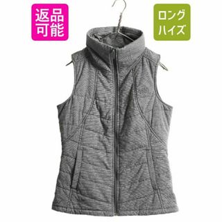 ザノースフェイス(THE NORTH FACE)の US企画 ノースフェイス 中綿 ナイロン ベスト S フルジップアウトドア 灰(ベスト/ジレ)