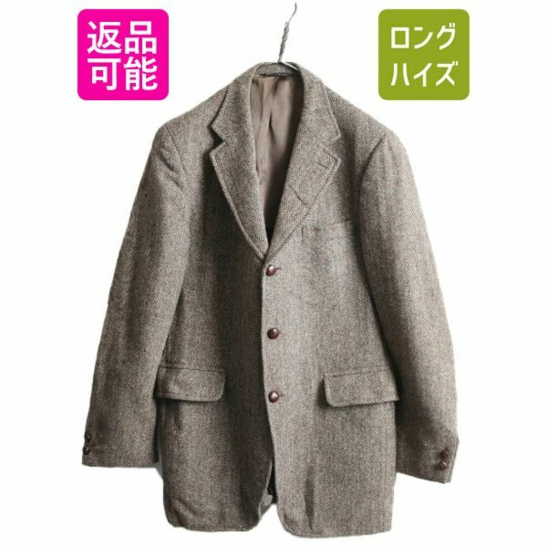 Harris Tweed - 80s USA製 ハリスツイード テーラードジャケット L