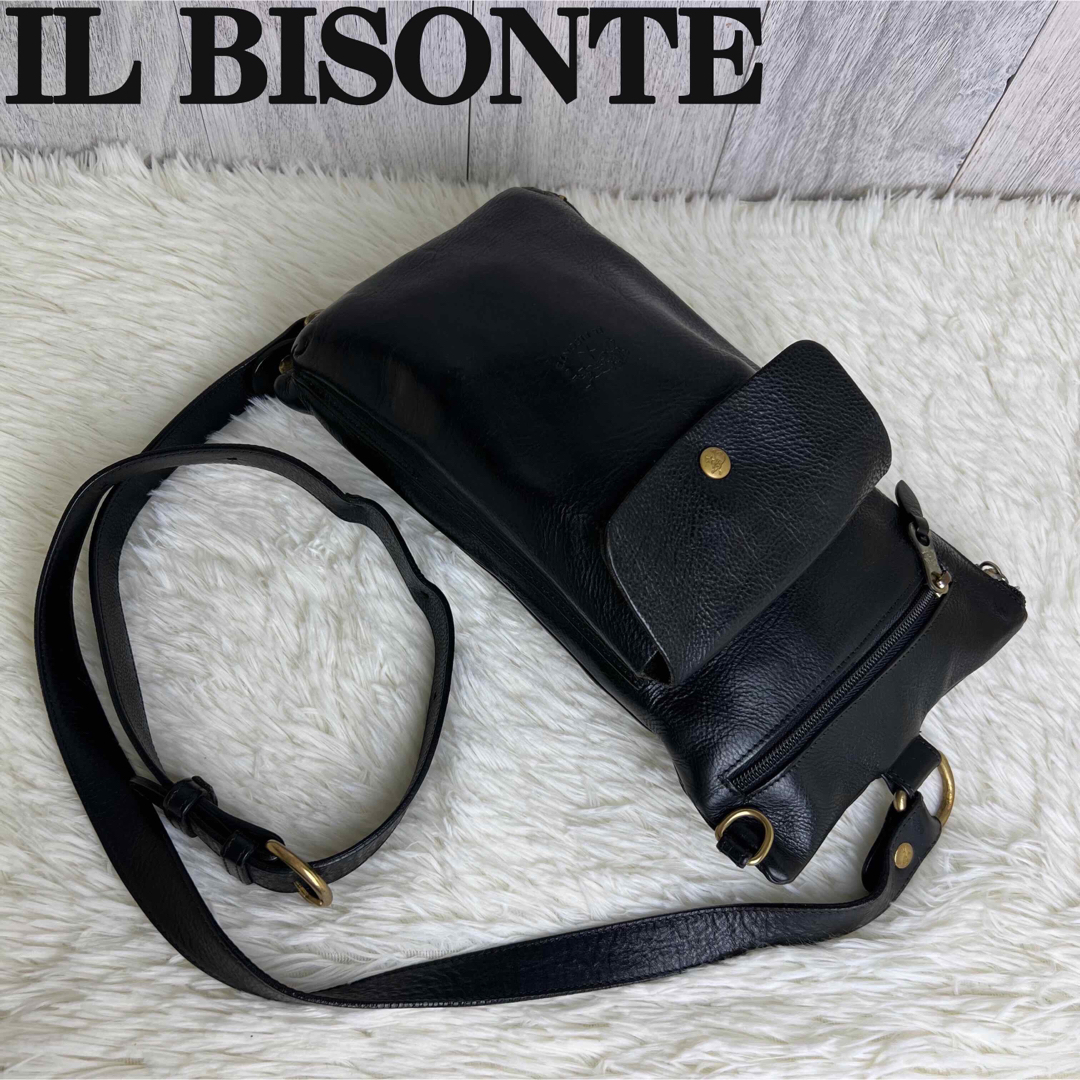 IL BISONTE - 美品♡縦長ショルダー♡IL BISONTE イルビゾンテ