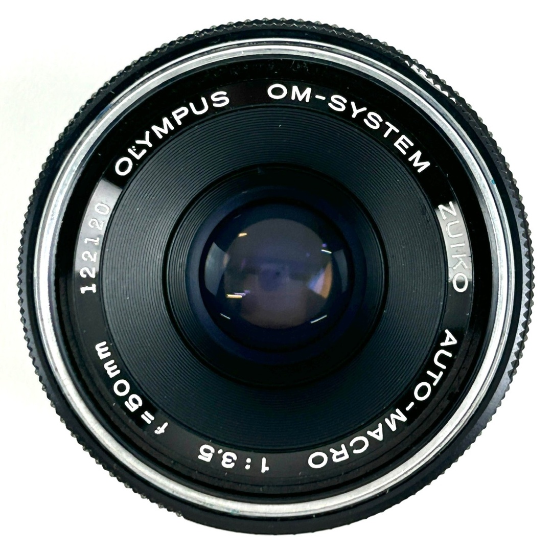 オリンパス OM-2 シルバー + ZUIKO AUTO-MACRO 50mm F3.5 マクロ ［ジャンク品］ 中古