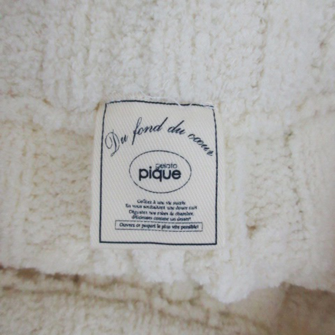 gelato pique(ジェラートピケ)のジェラートピケ ルームウェア ニットショートパンツ 短パン ケーブル編み F 白 レディースのルームウェア/パジャマ(パジャマ)の商品写真