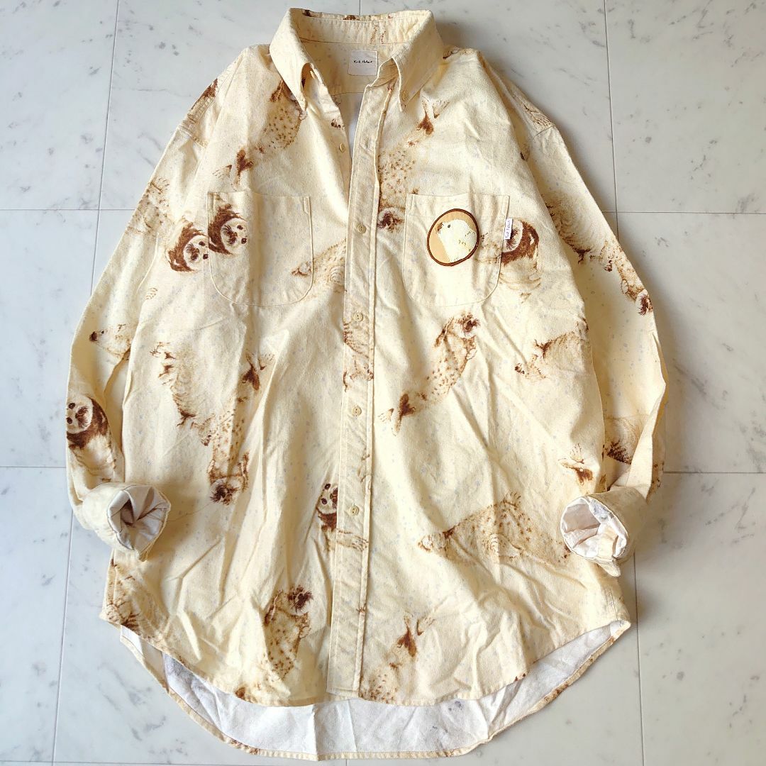 Karl Helmut - カールヘルム ピンクハウス シャツ アザラシ柄 総 Karl Helmut - カールヘルム ピンクハウス シャツ アザラシ柄 総
