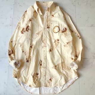 Karl Helmut - カールヘルム ピンクハウス シャツ アザラシ柄 総 Karl Helmut - カールヘルム ピンクハウス シャツ アザラシ柄 総