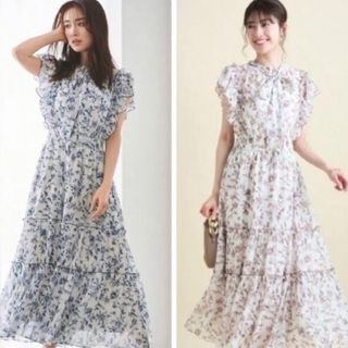 アプワイザーリッシェ 花柄ワンピ マキシワンピース/ロングワンピース アプワイザーリッシェ 花柄ワンピ マキシワンピース/ロングワンピース