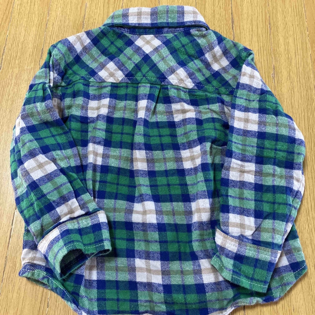 KP(ニットプランナー)のkpチェックシャツ キッズ/ベビー/マタニティのキッズ服男の子用(90cm~)(ブラウス)の商品写真