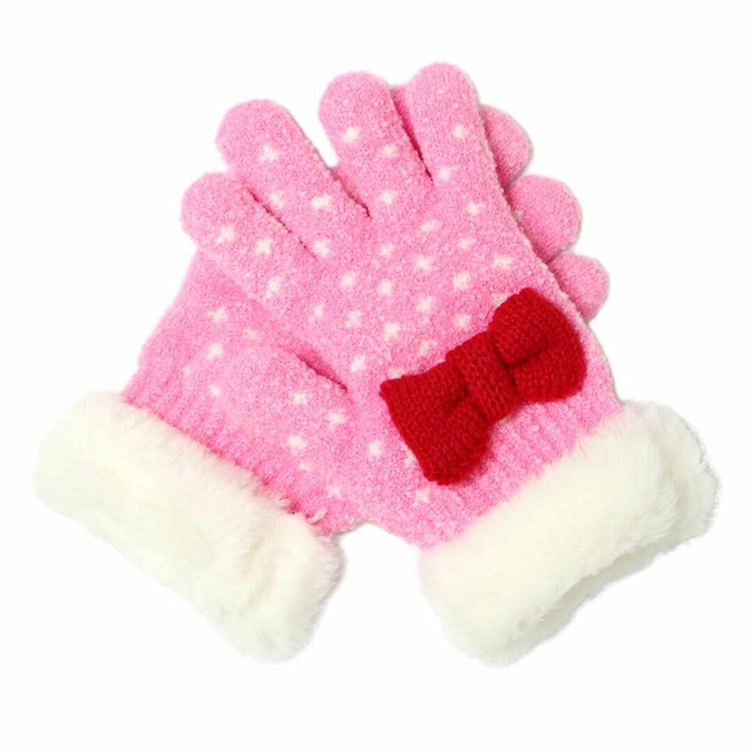 【色: ピンク】[GlovesDEPO] (グローブデポ) ふわふわモコモコあっ