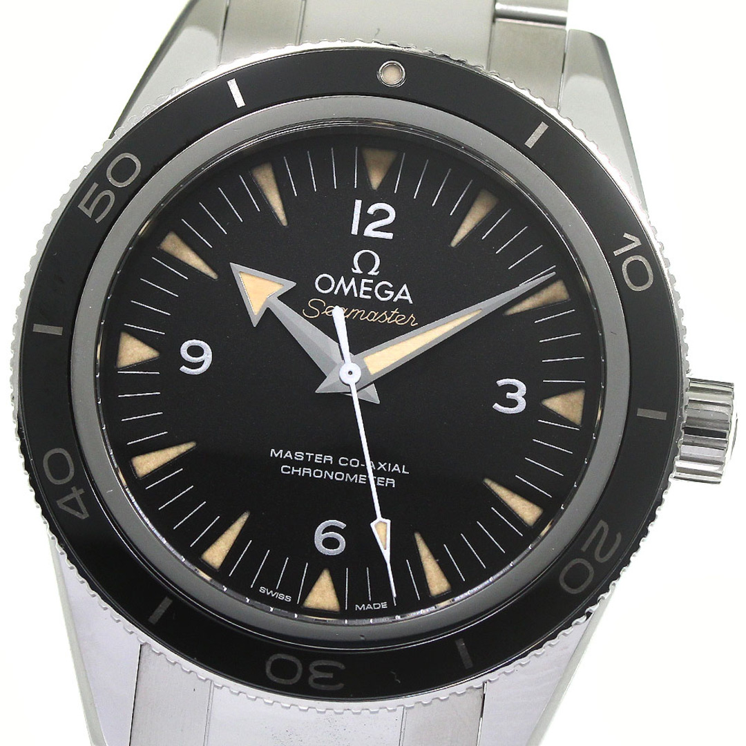 オメガ OMEGA 233.30.41.21.01.001 シーマスター300 マスターコーアクシャル 自動巻き メンズ 良品 保証書付き_774543