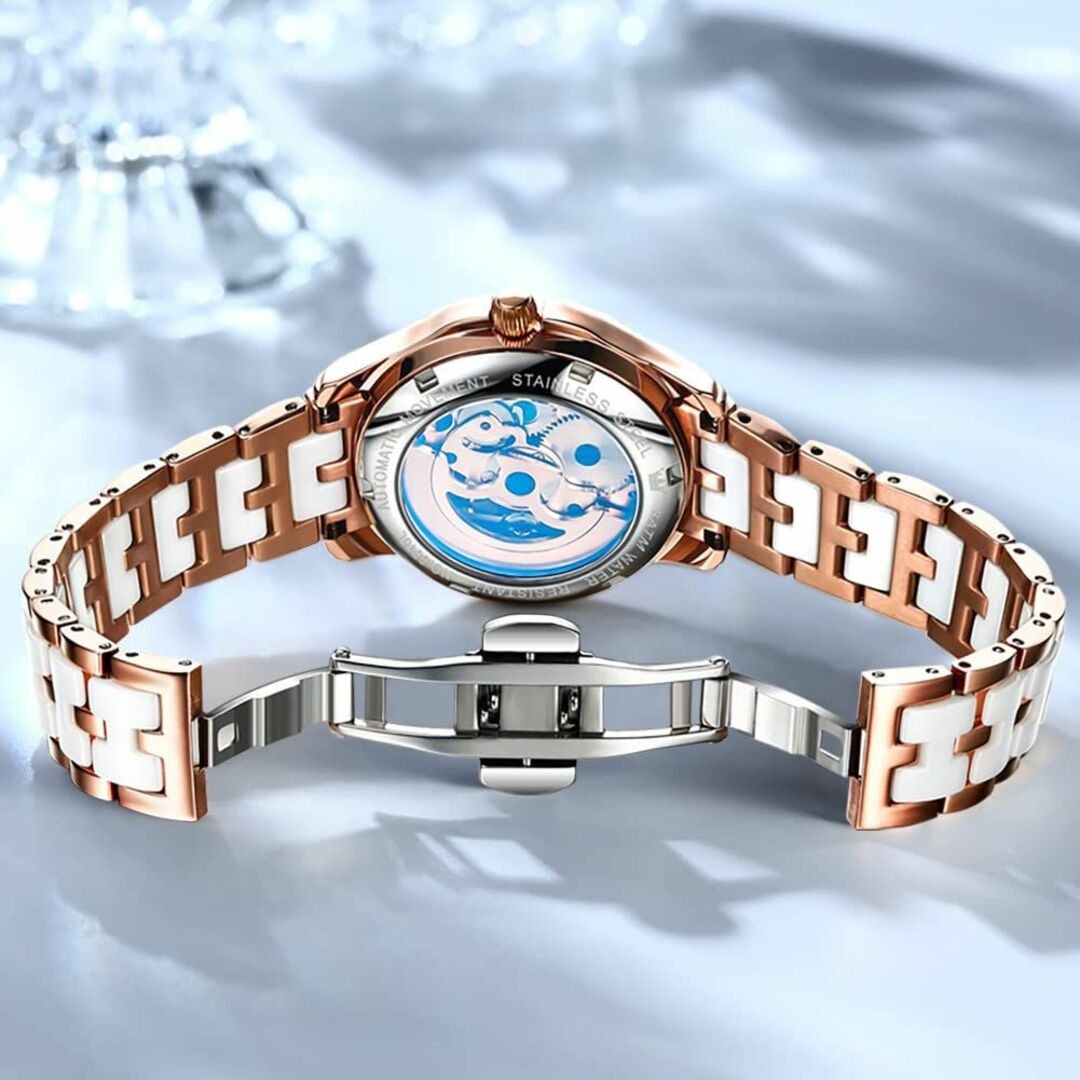 【色: ホワイト6615】OLEVS 腕時計 レディース 人気 うで時計 レディ