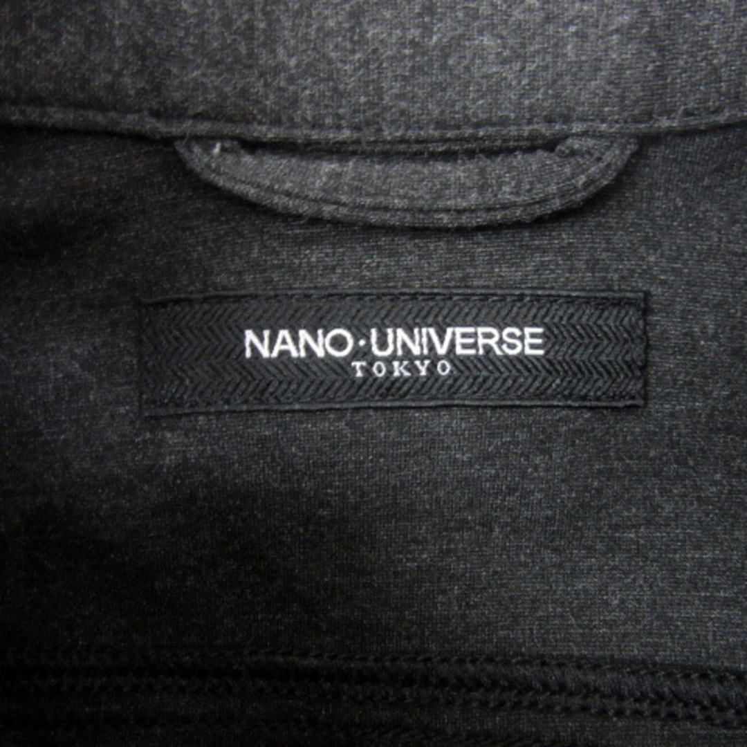 nano・universe(ナノユニバース)のナノユニバース ステンカラージャケット ミドル丈 無地 S ダークグレー レディースのジャケット/アウター(その他)の商品写真