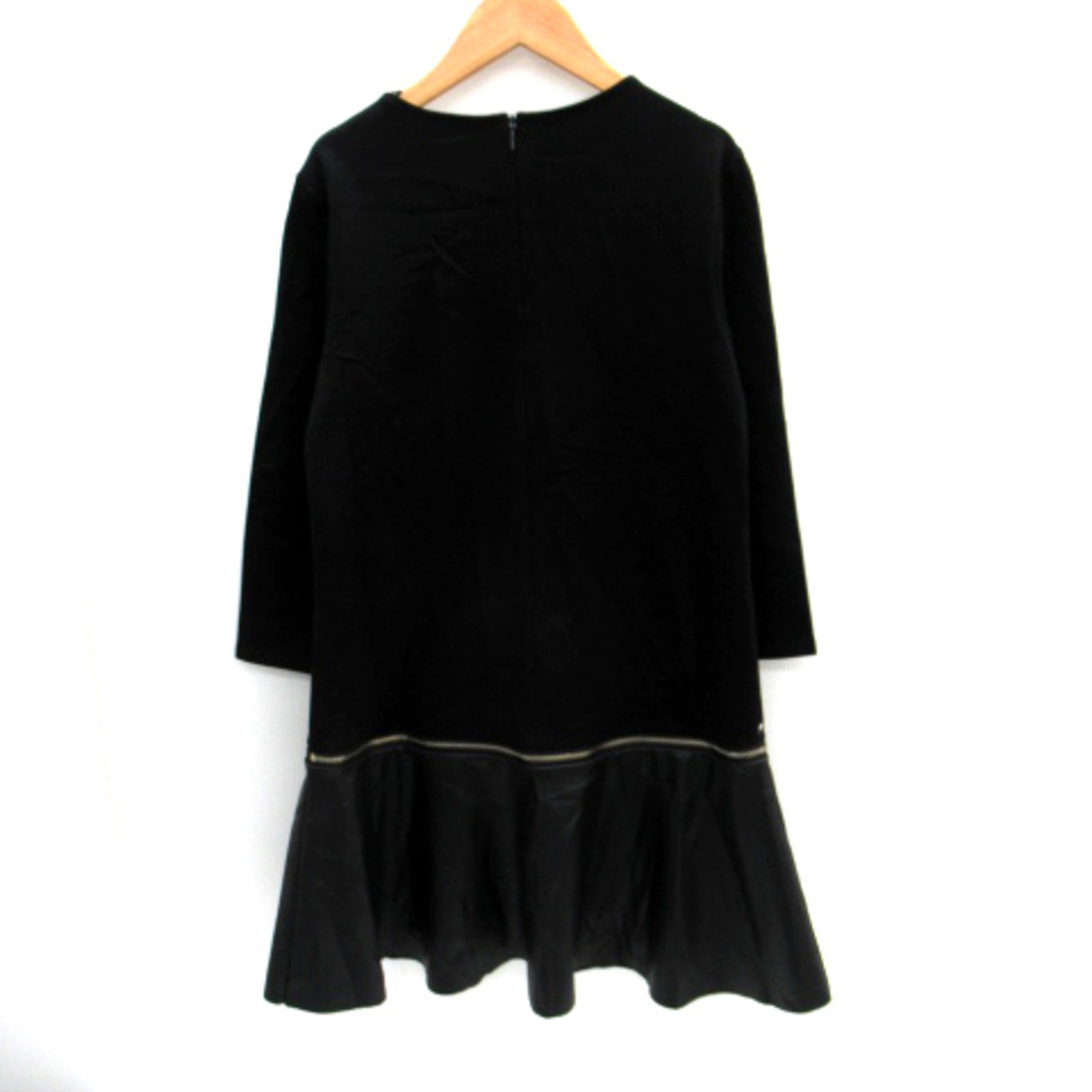 新品 TED BAKER カットアウト刺繍レース×フレアスリーブ ワンピース 黒