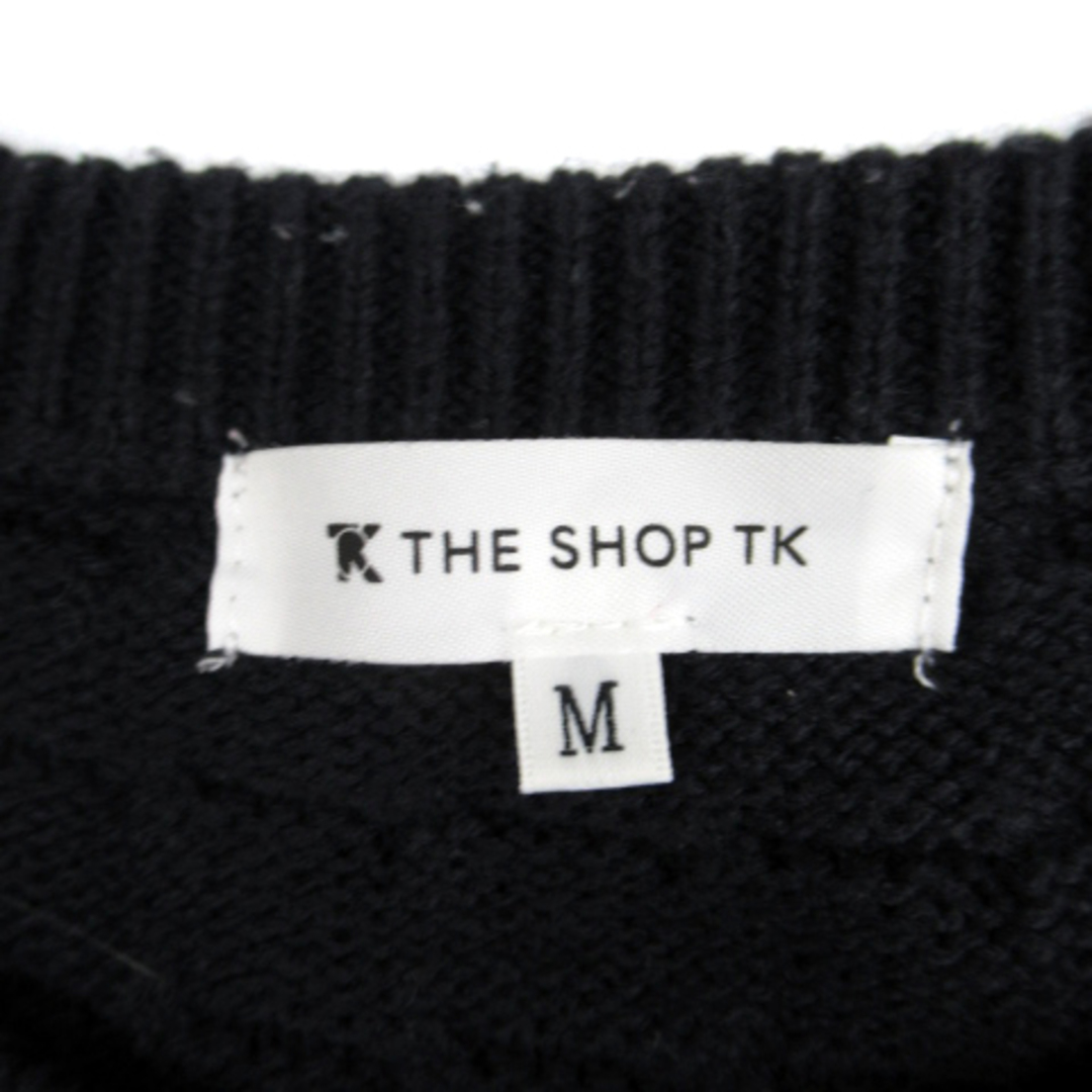 THE SHOP TK(ザショップティーケー)のザショップティーケー THE SHOP TK ニット セーター 切替 M 紺 メンズのトップス(ニット/セーター)の商品写真
