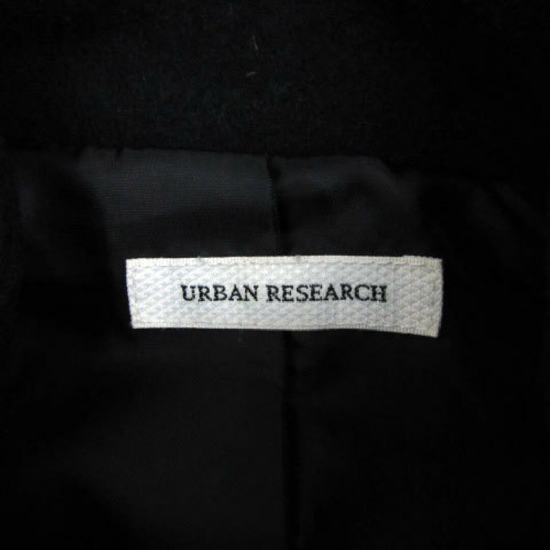 URBAN RESEARCH(アーバンリサーチ)のアーバンリサーチ ピーコート Pコート ショート丈 ウール F ブラック 黒 レディースのジャケット/アウター(ピーコート)の商品写真