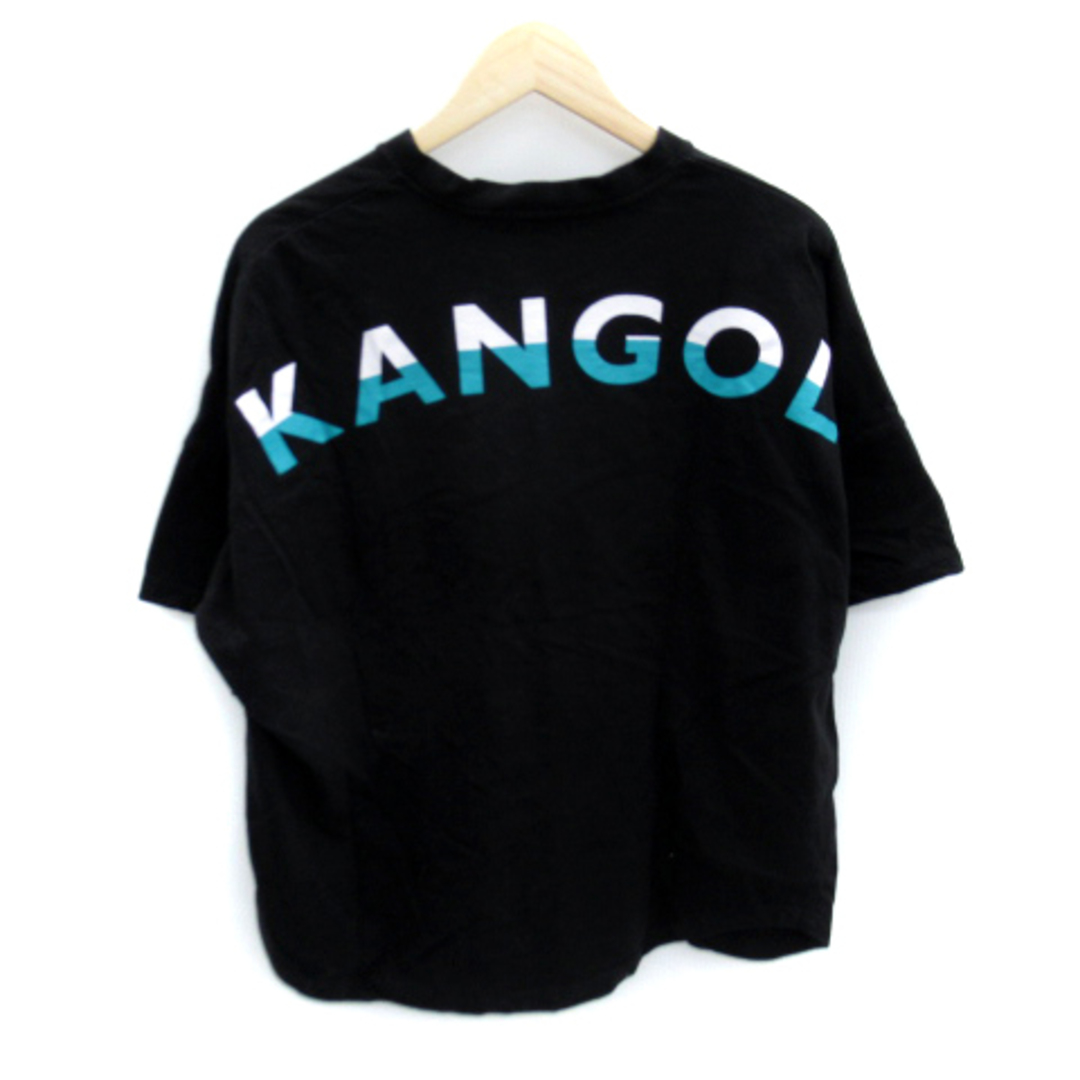 KANGOL(カンゴール)のカンゴール Tシャツ カットソー 半袖 クルーネック ロゴプリント 刺繍 M 黒 メンズのトップス(Tシャツ/カットソー(半袖/袖なし))の商品写真