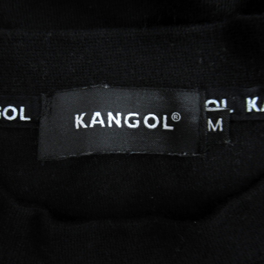 KANGOL(カンゴール)のカンゴール Tシャツ カットソー 半袖 クルーネック ロゴプリント 刺繍 M 黒 メンズのトップス(Tシャツ/カットソー(半袖/袖なし))の商品写真