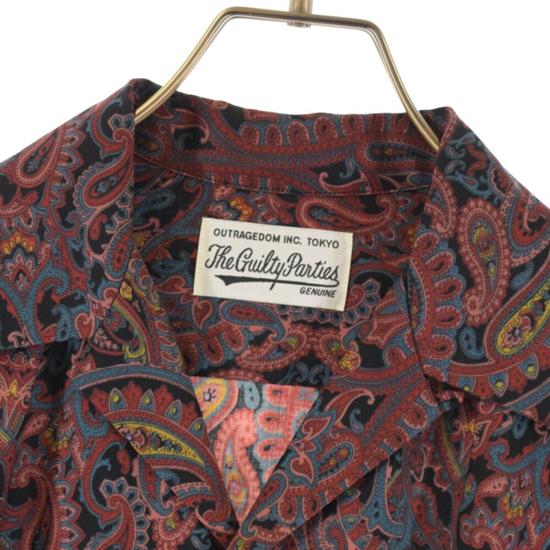 WACKO MARIA ワコマリア 18AW PAISLEY OPEN COLLAR SHIRT ペイズリー